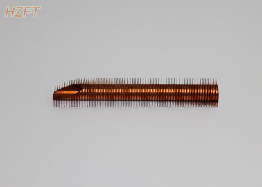 Spiral Finned Copper Tubing untuk LED Heat Radiator, Extruded Fin Tube